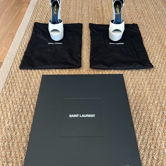 YSL Jodie Platform (Pearl) Size 36 (US 6) - Picture 4 of 9